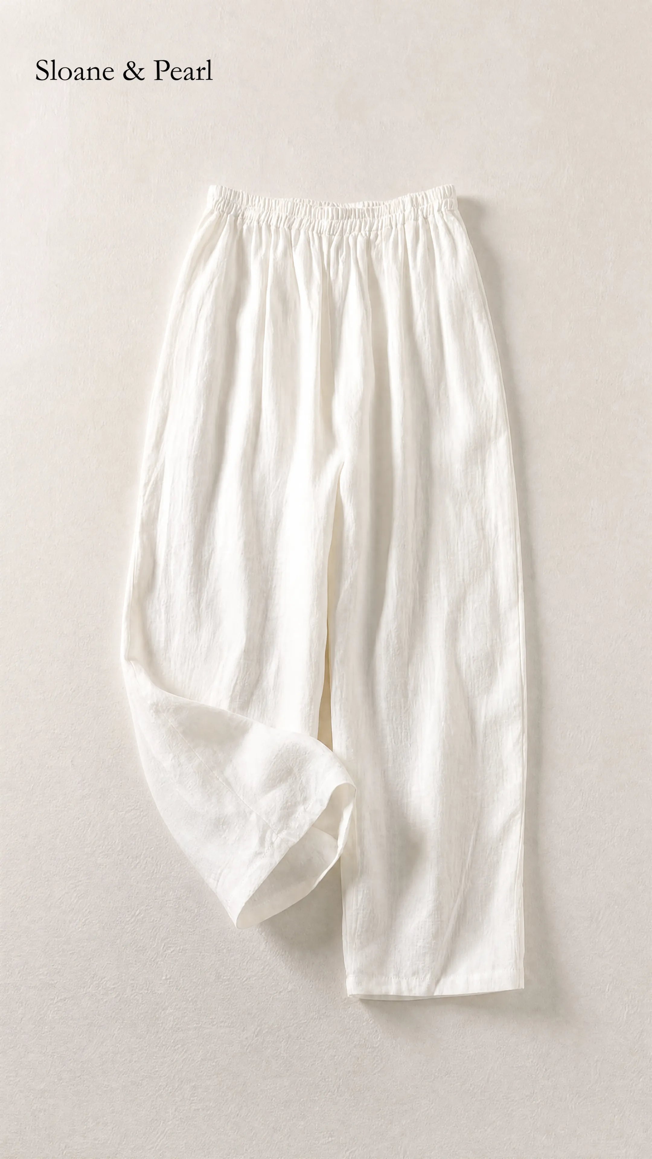 Adalyn | Airy Cotton-Linen Trousers