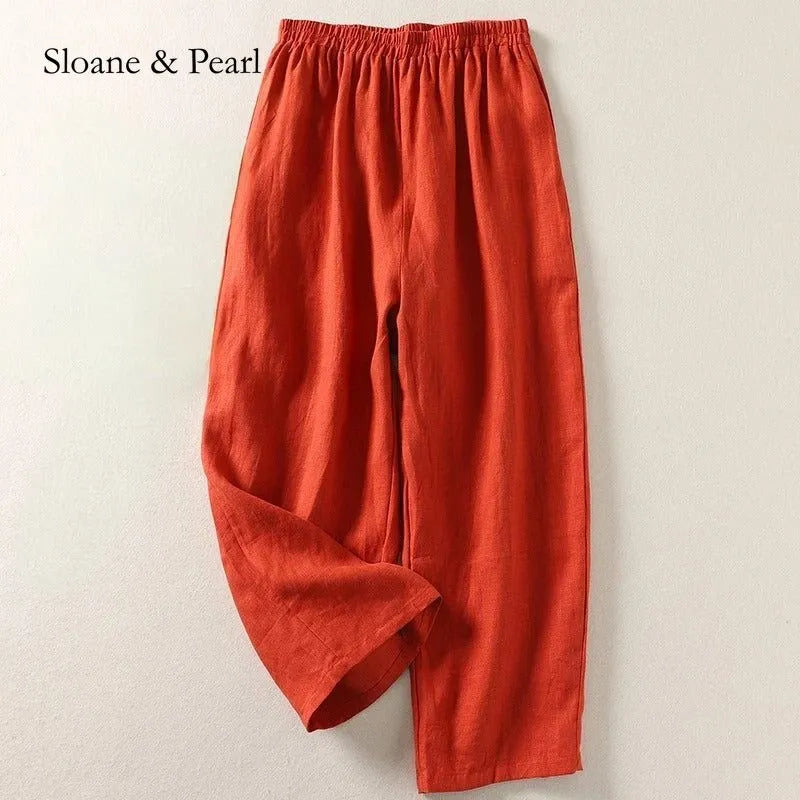 Adalyn | Airy Cotton-Linen Trousers