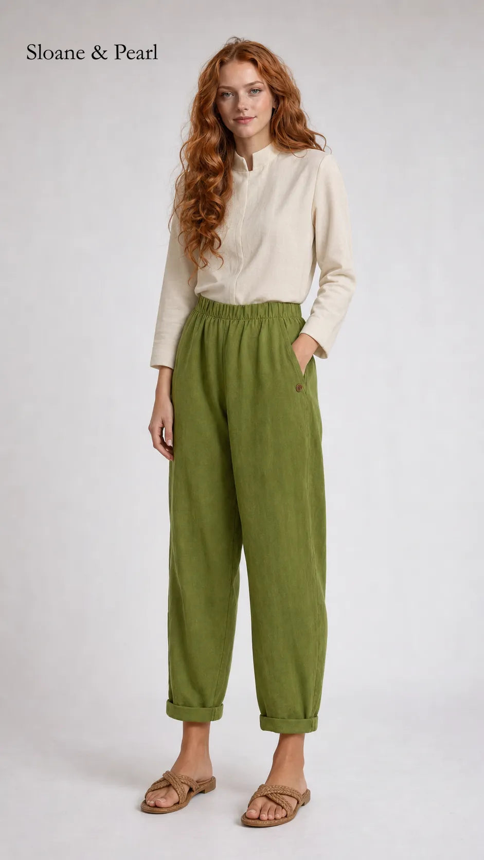 Julia | Airy Linen Trousers