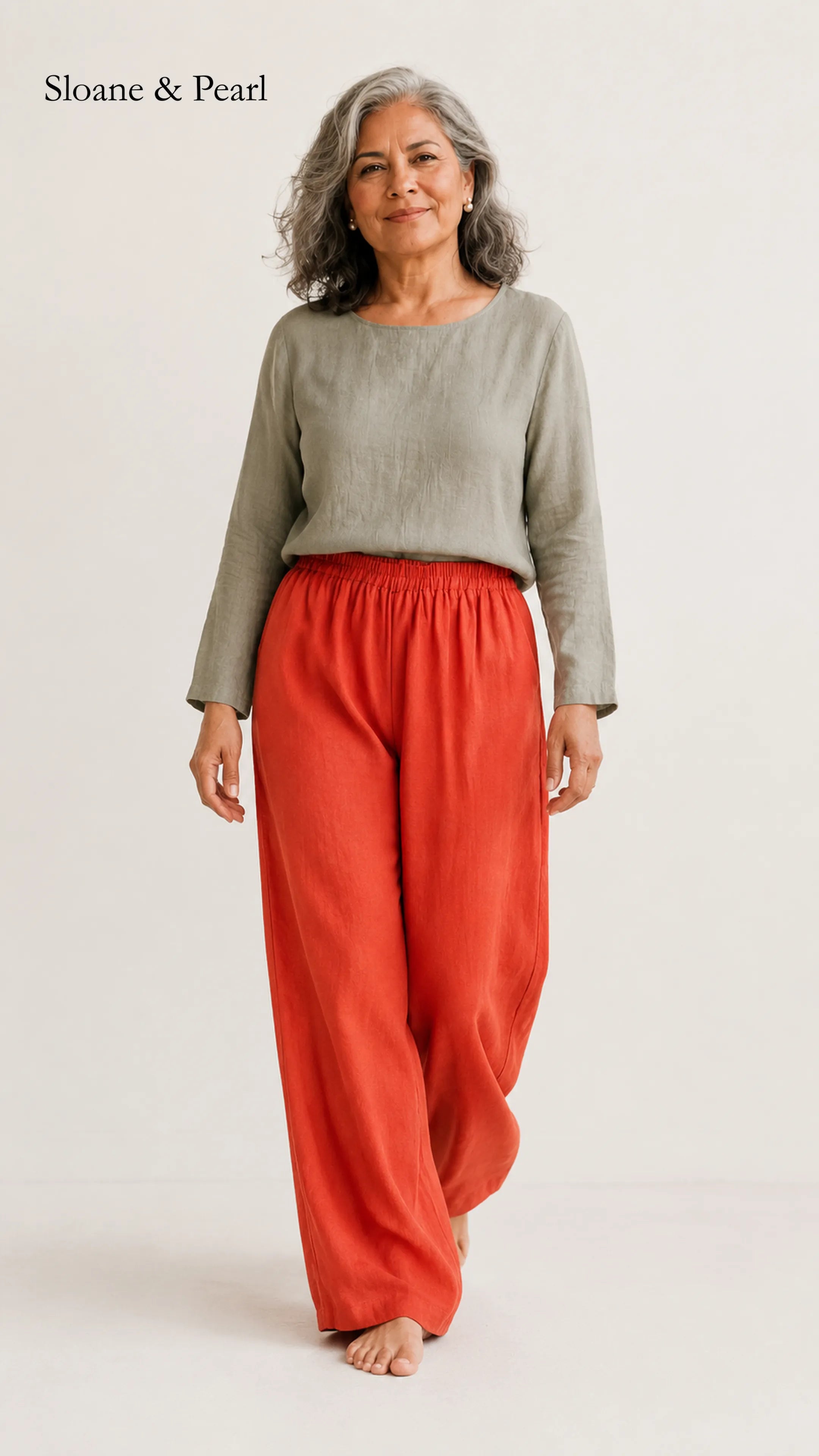 Adalyn | Airy Cotton-Linen Trousers