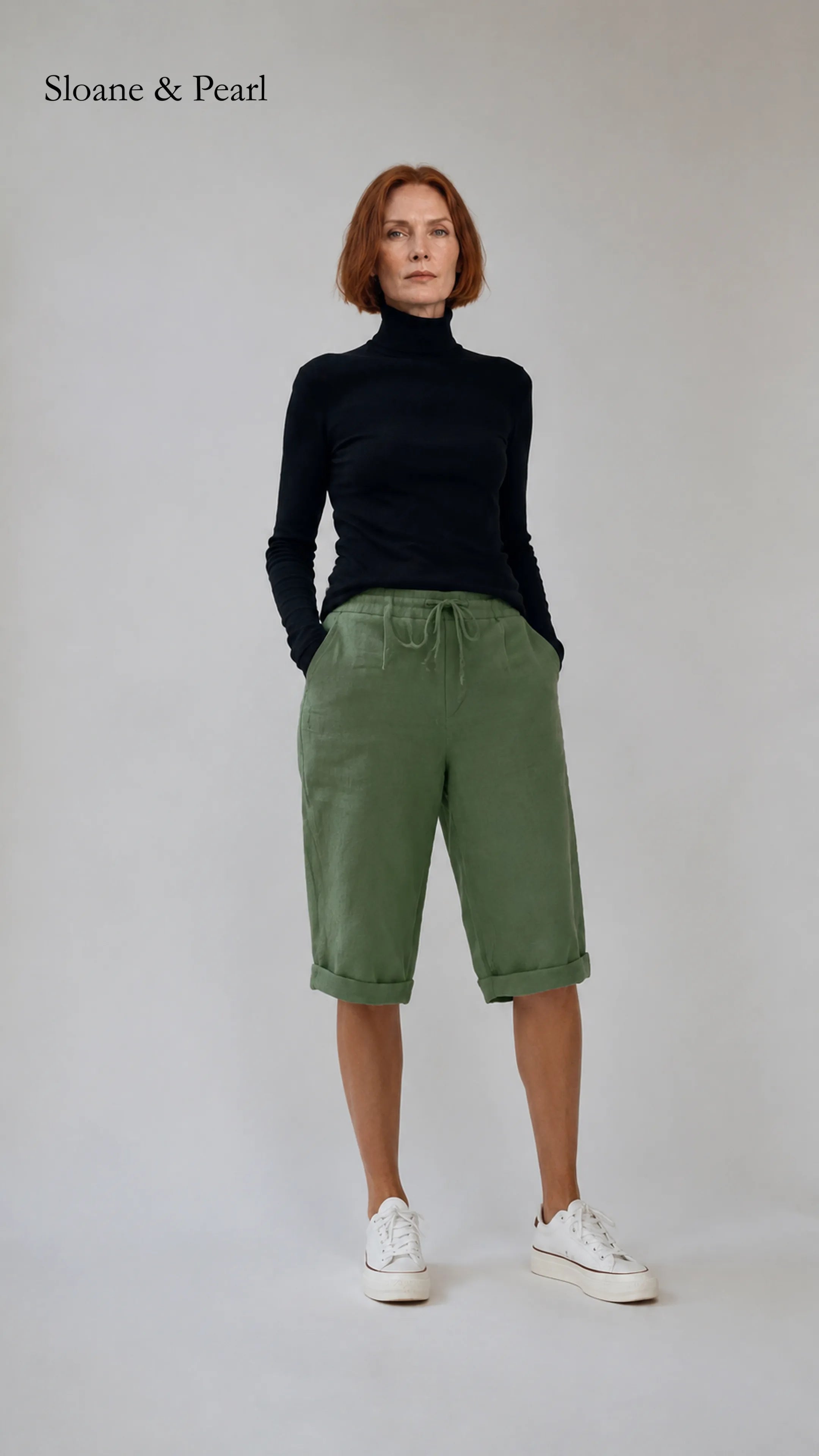 Oaklynn | Cotton Linen Relaxed Shorts