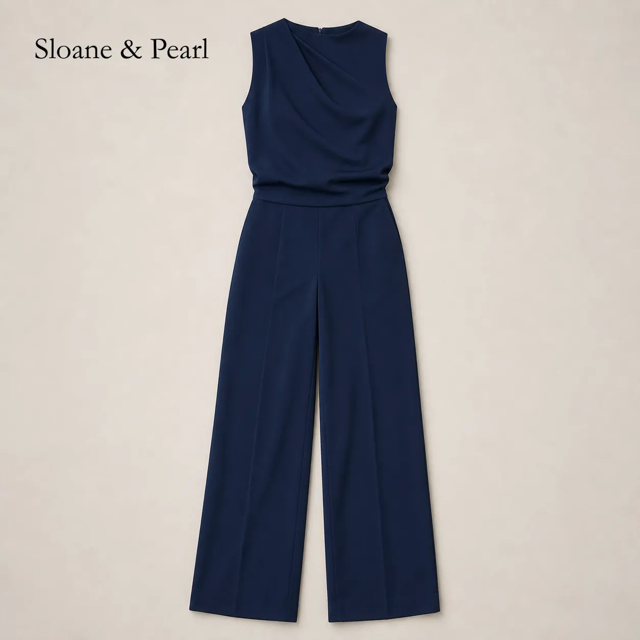 Valborg | Sleeveless Wide-Leg Jumpsuit