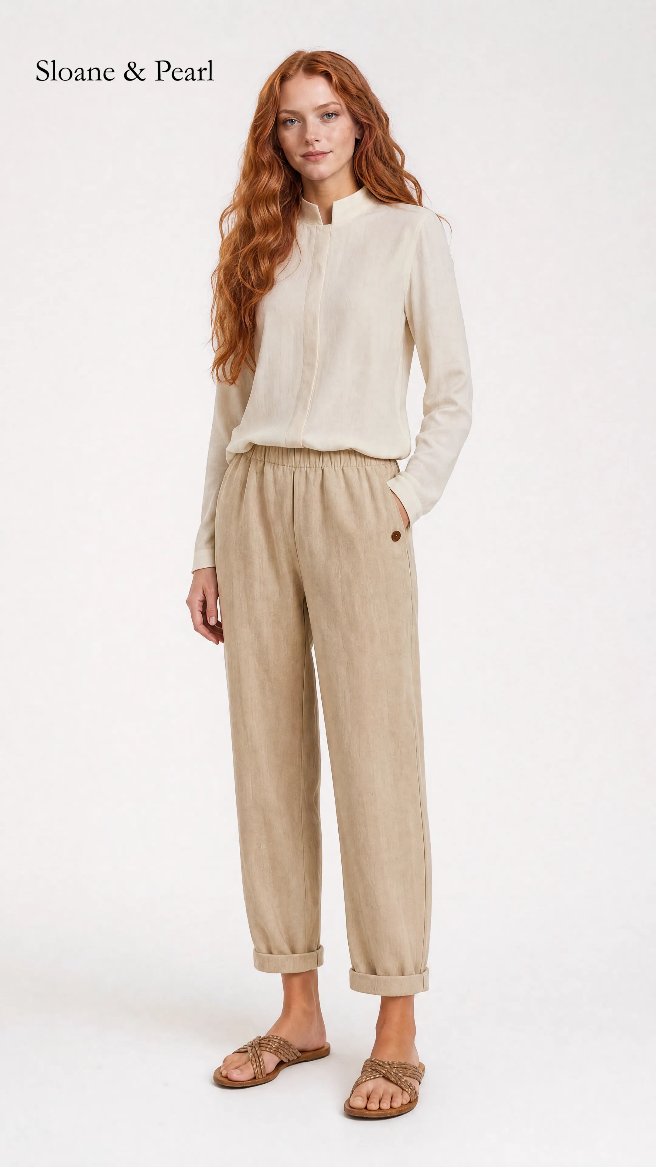 Julia | Airy Linen Trousers