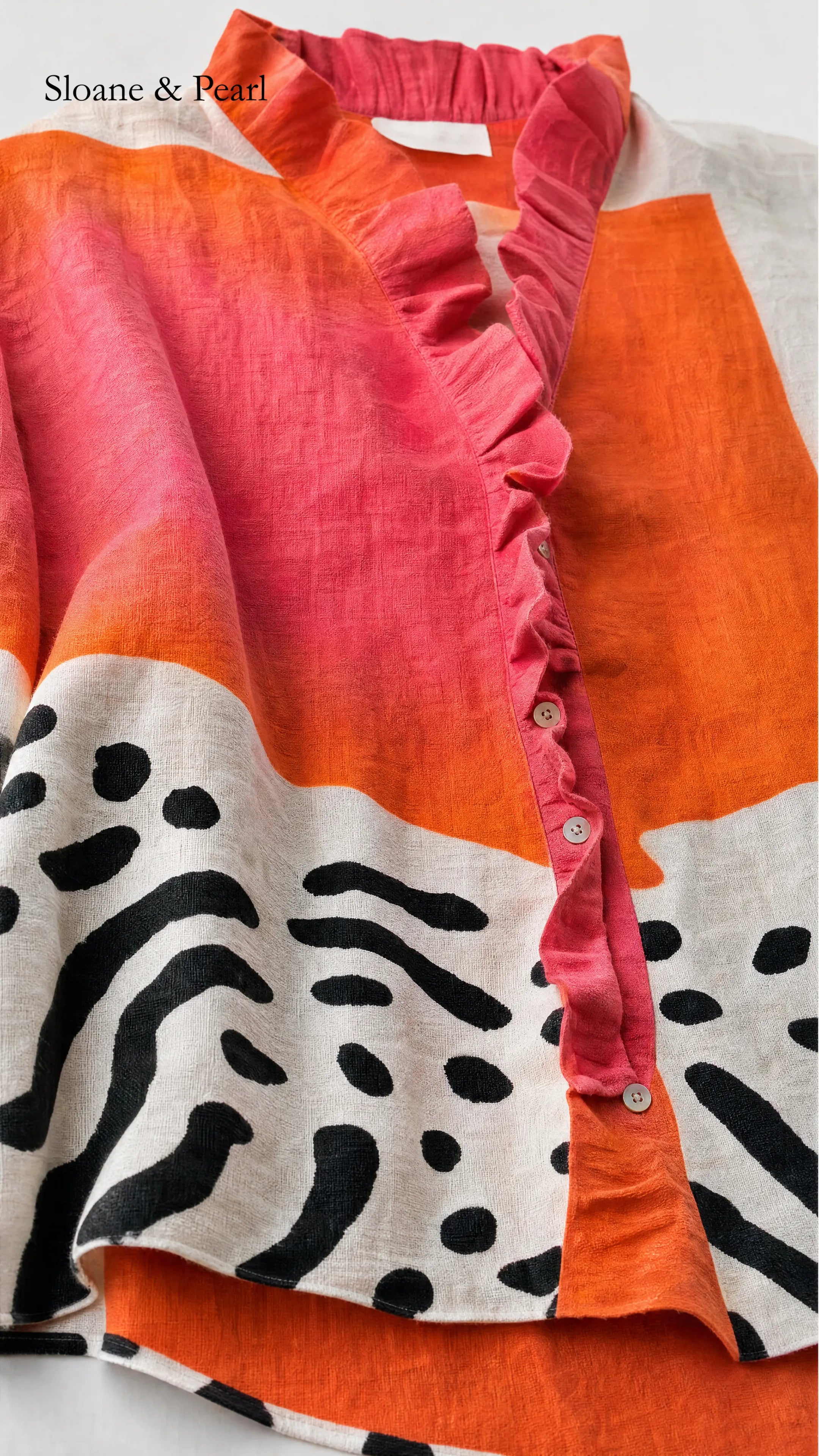 Olive | Luminous Printed Blouse