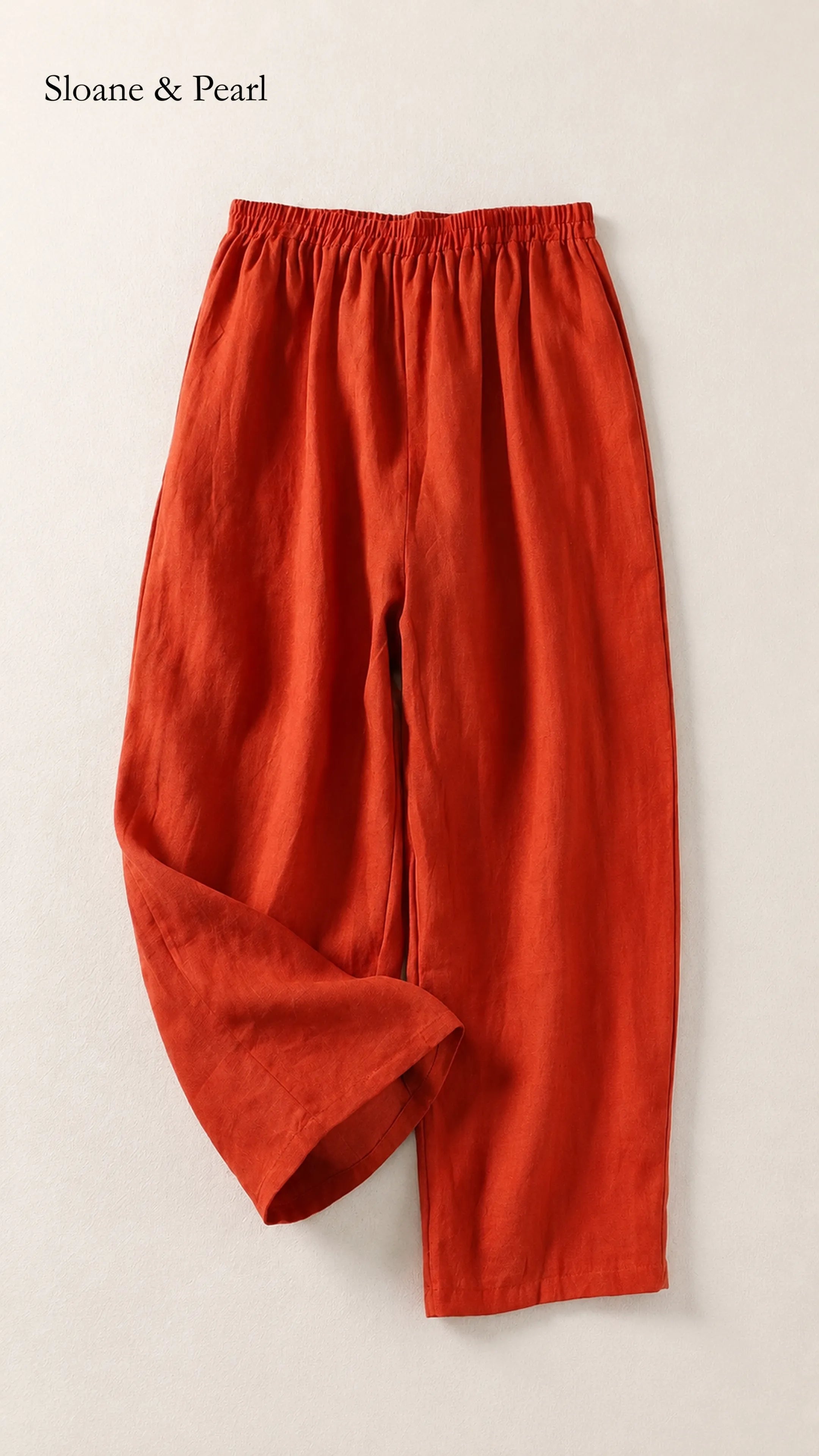 Adalyn | Airy Cotton-Linen Trousers