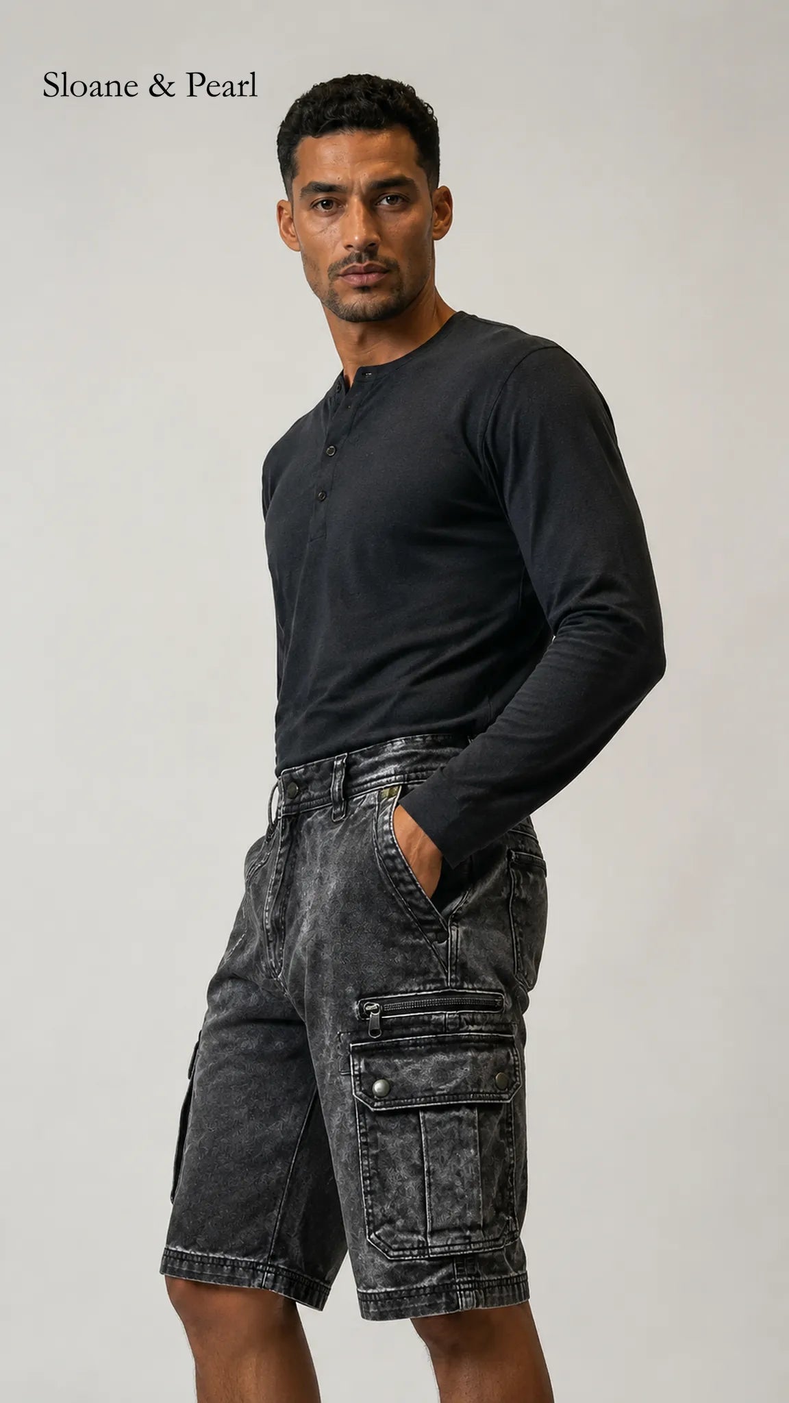 Mario | Functional Denim Cargo Short