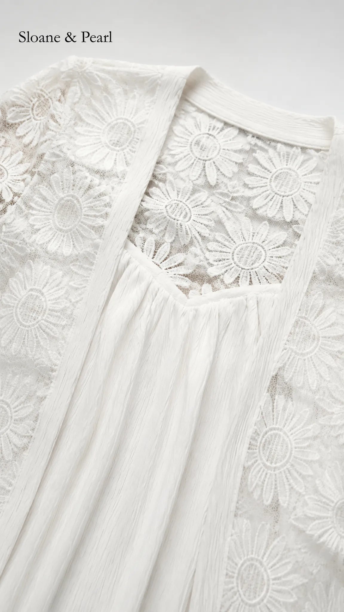 Karla | Lace Short-Sleeve Blouse