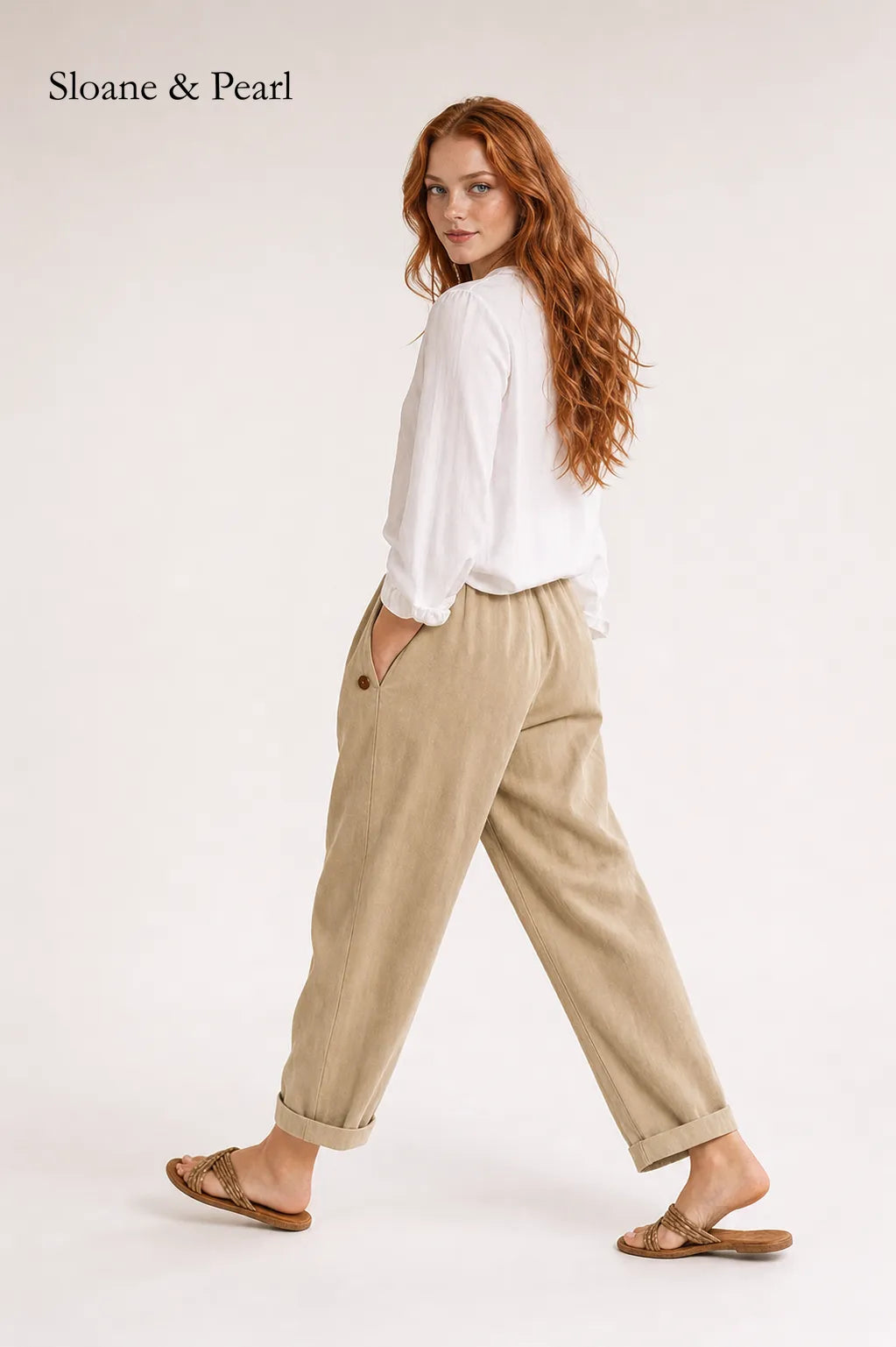 Julia | Airy Linen Trousers