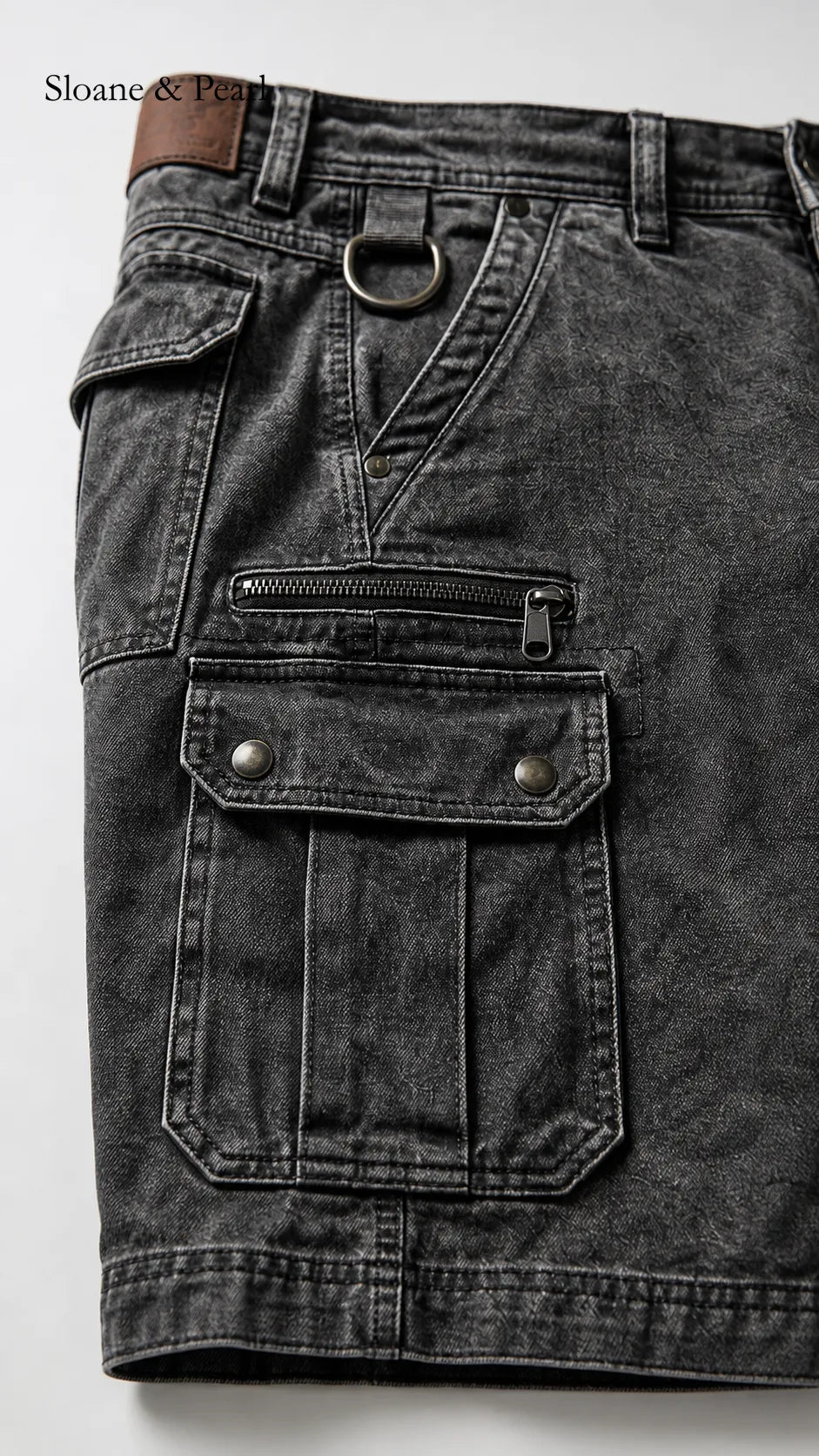 Mario | Functional Denim Cargo Short