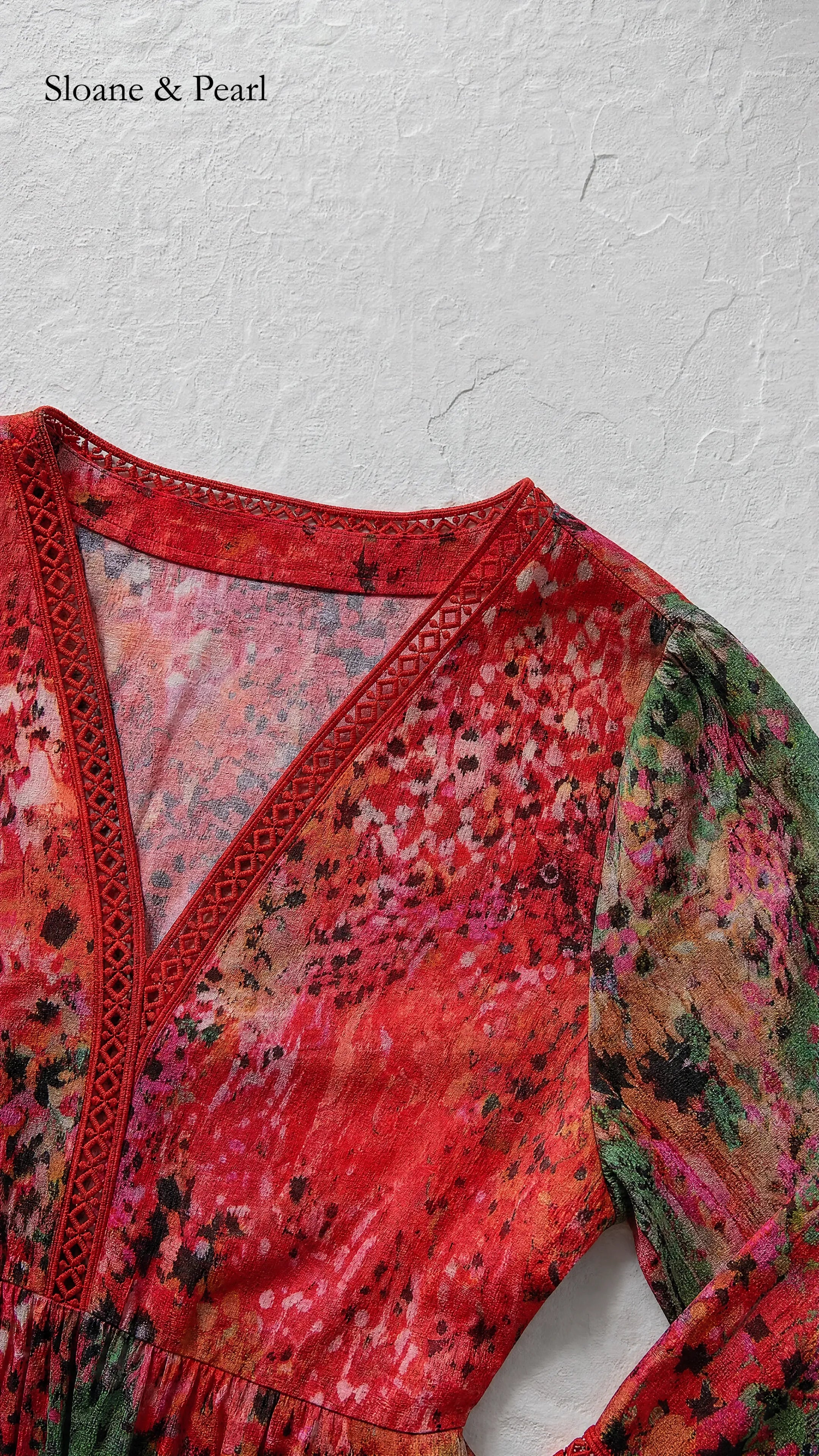 Vonnie | Vibrant Midi Dress Drape