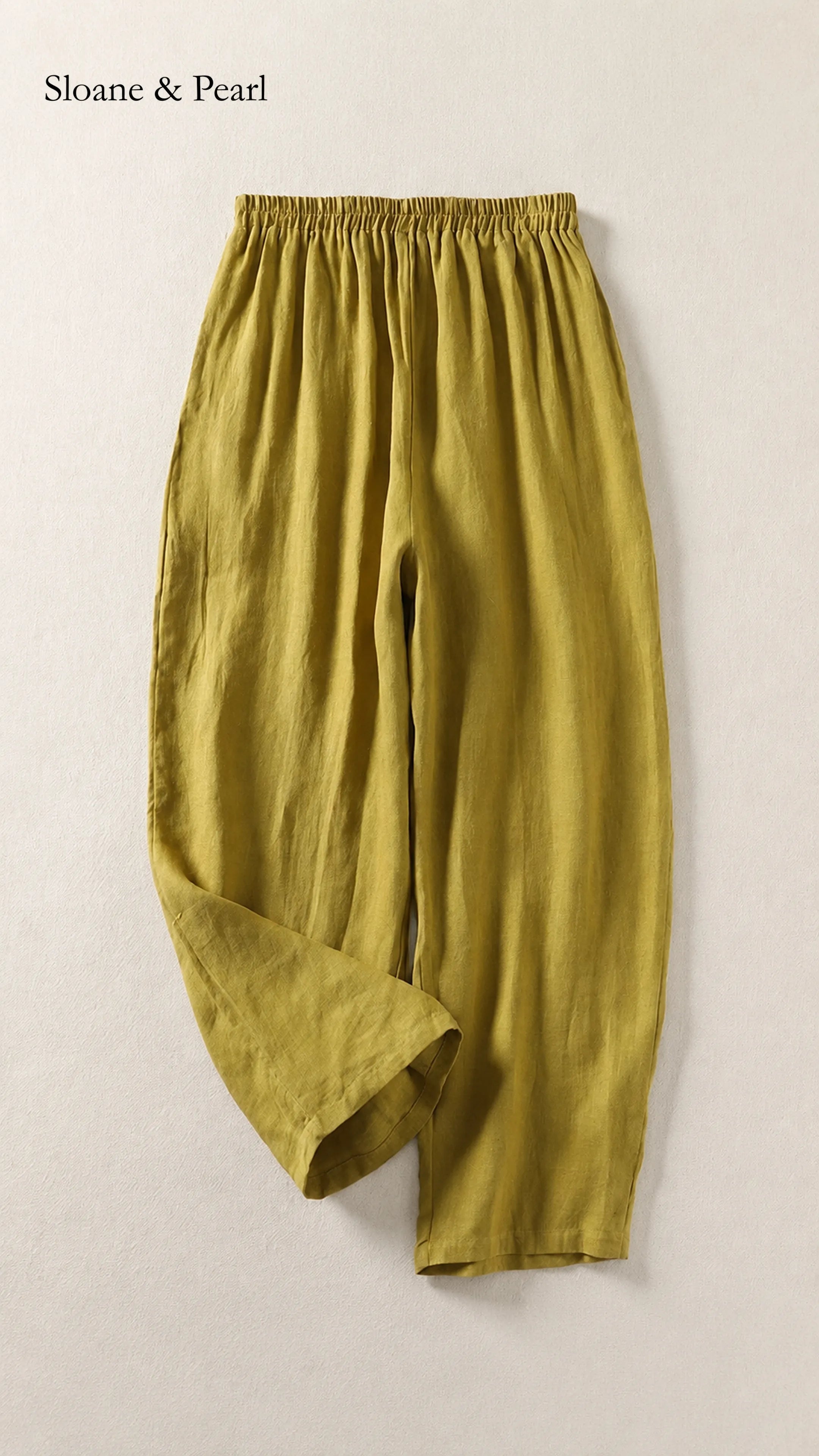 Adalyn | Airy Cotton-Linen Trousers