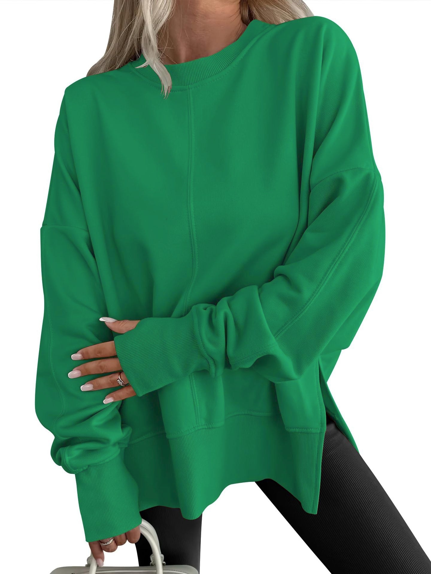 Cléa | Oversized Cozy Long Sleeve Sweatshirt