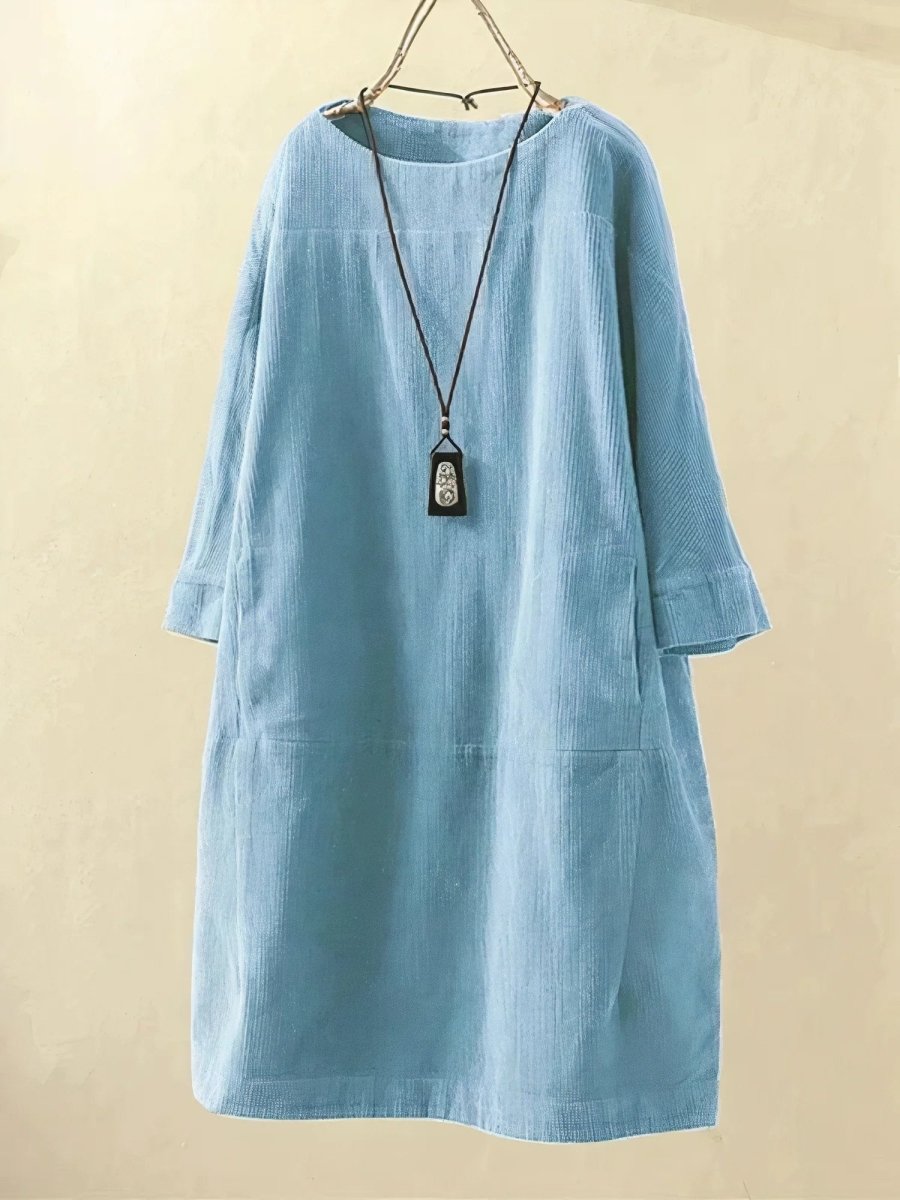 Eloise | Relaxed Corduroy Midi Dress