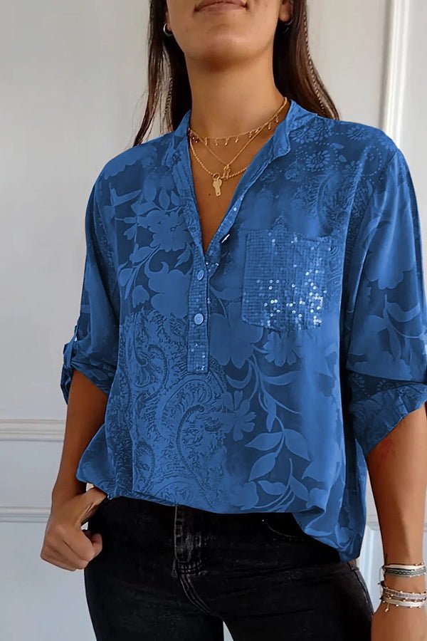 Carys | Elegant Sequin Top