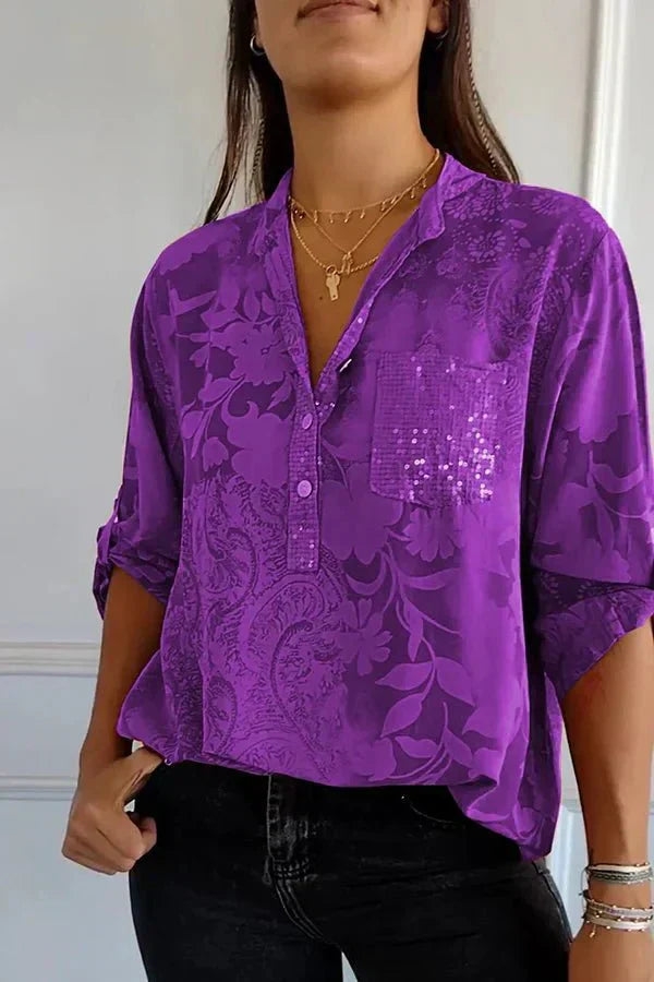 Carys | Elegant Sequin Top