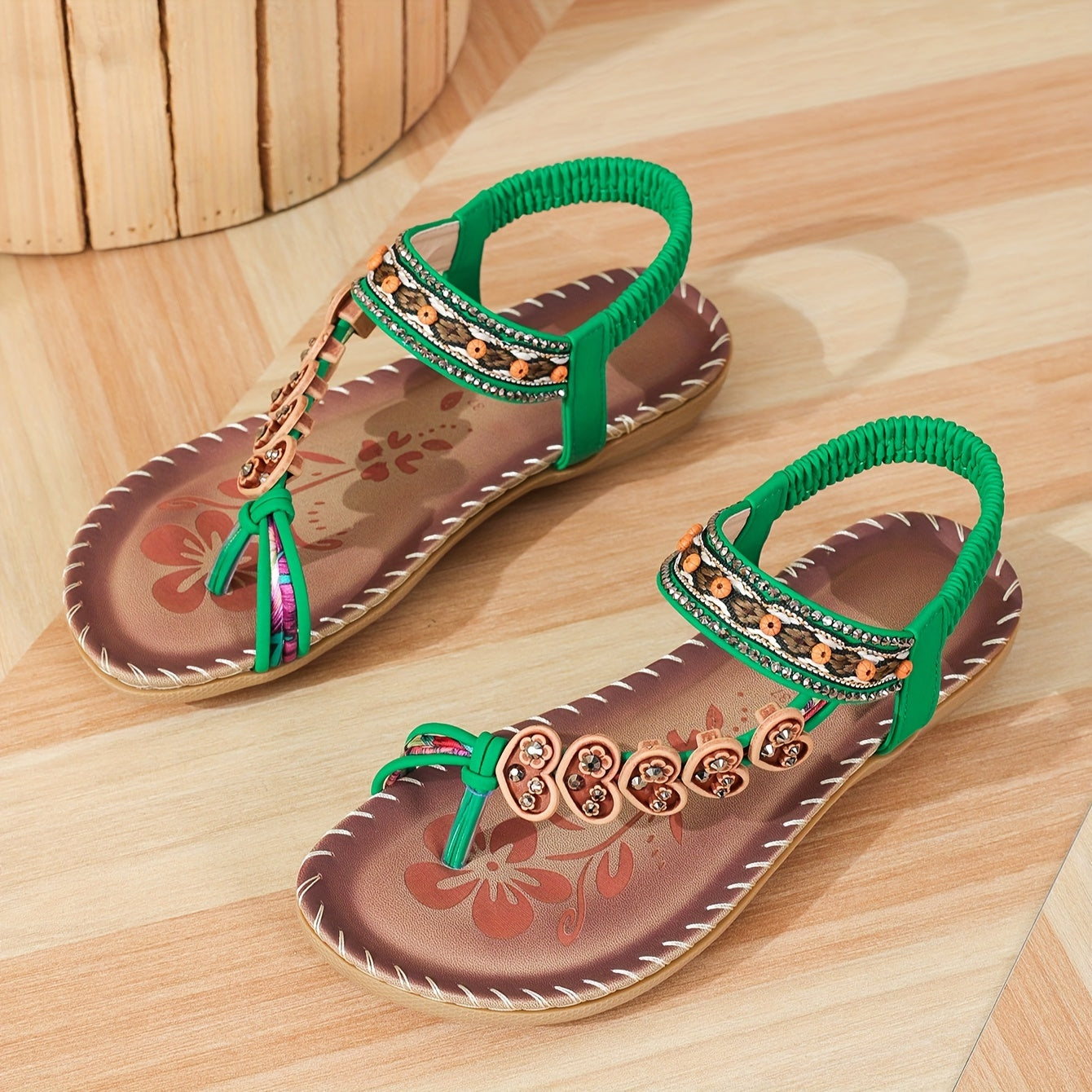 Danielle | Pearl-Accent Comfort Sandals
