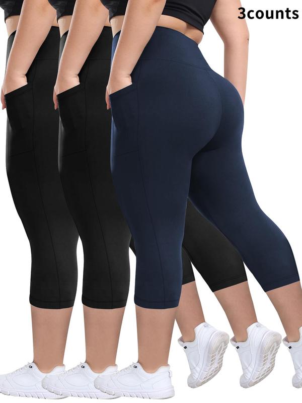 Camille | Breathable High-Waist Capri 3-Pack