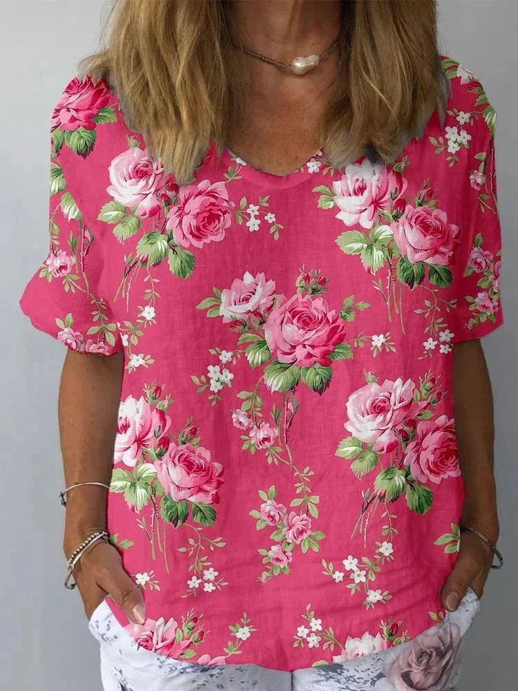 Opaline | Artistic Floral Shirt