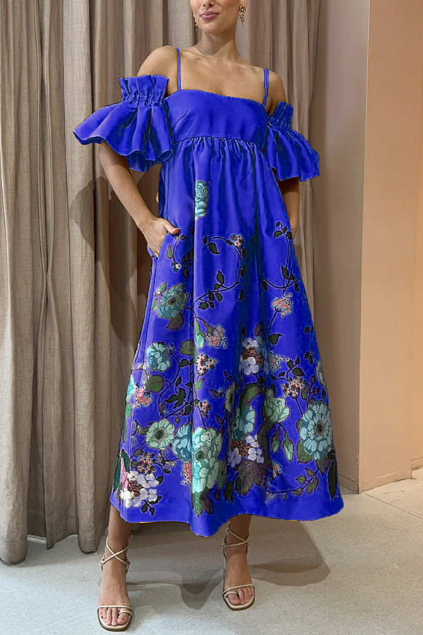 Virginia | Elegant Dress with Unique Sleeves & Pockets