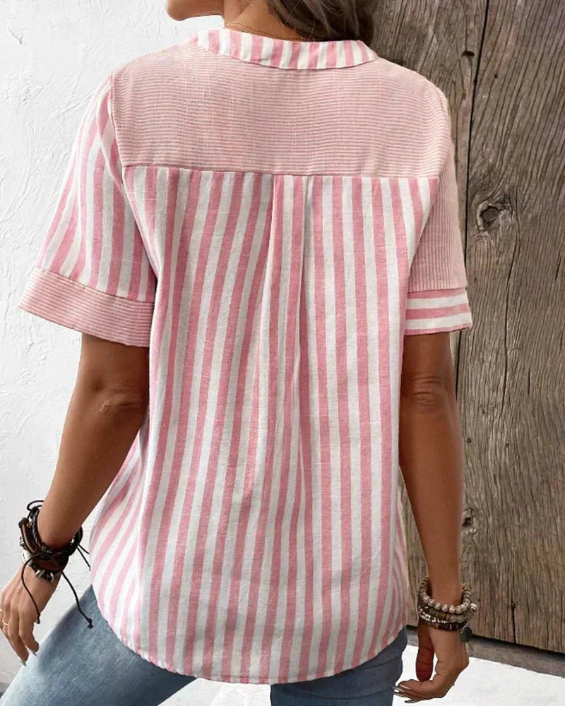 Naima | Soft Striped Blouse