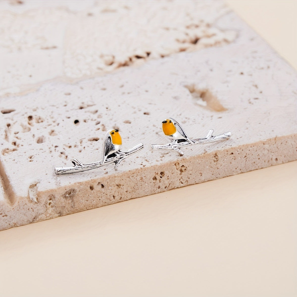 Laura | Whimsical Bird Drop Earrings