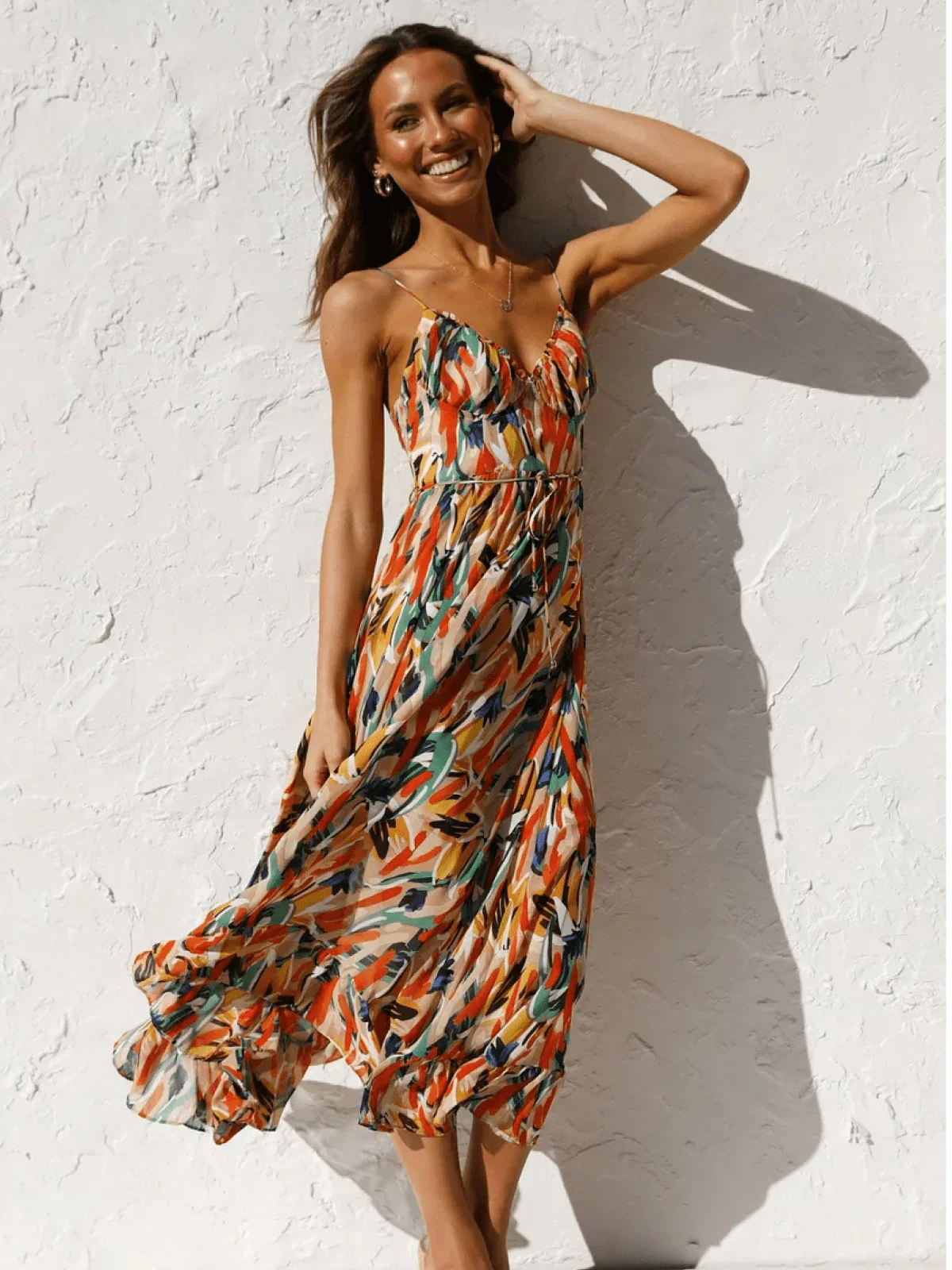 Rosie | Vibrant Midi Dress