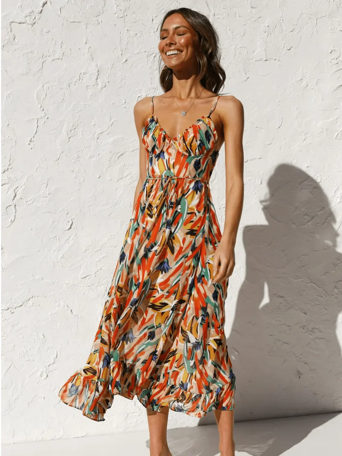 Rosie | Vibrant Midi Dress