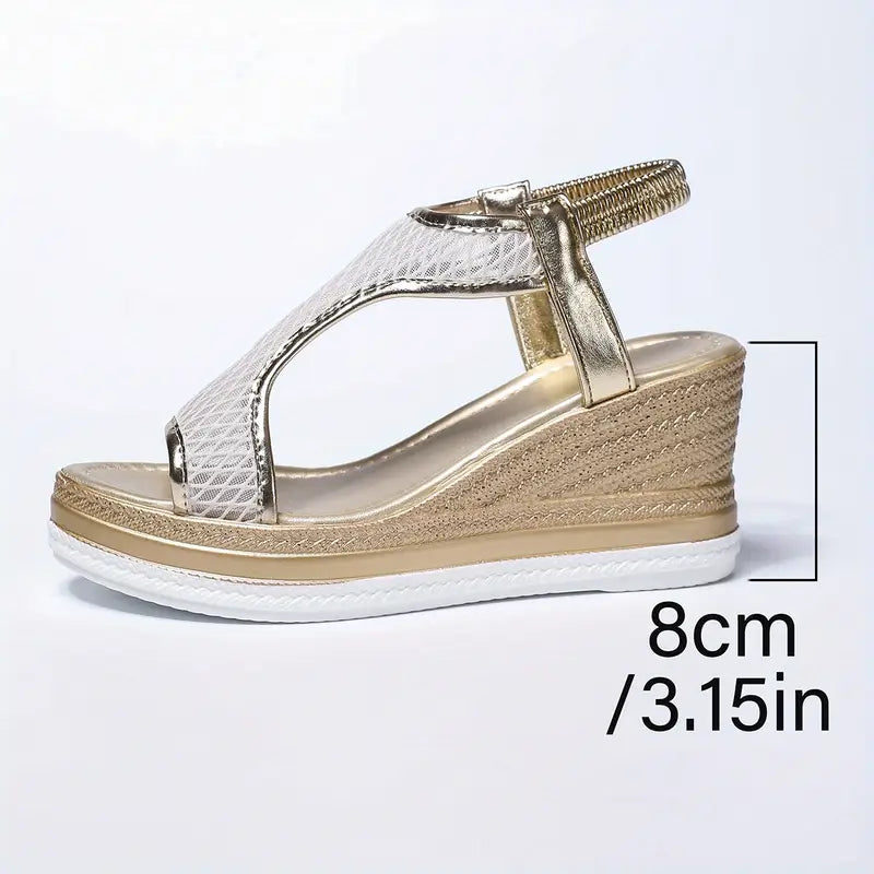 Rosa | Ergonomic Mesh Wedge Sandals