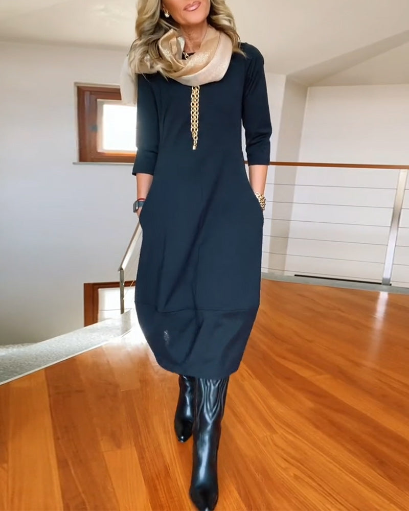 Elara | Luxe Maxi Dress Long Sleeves