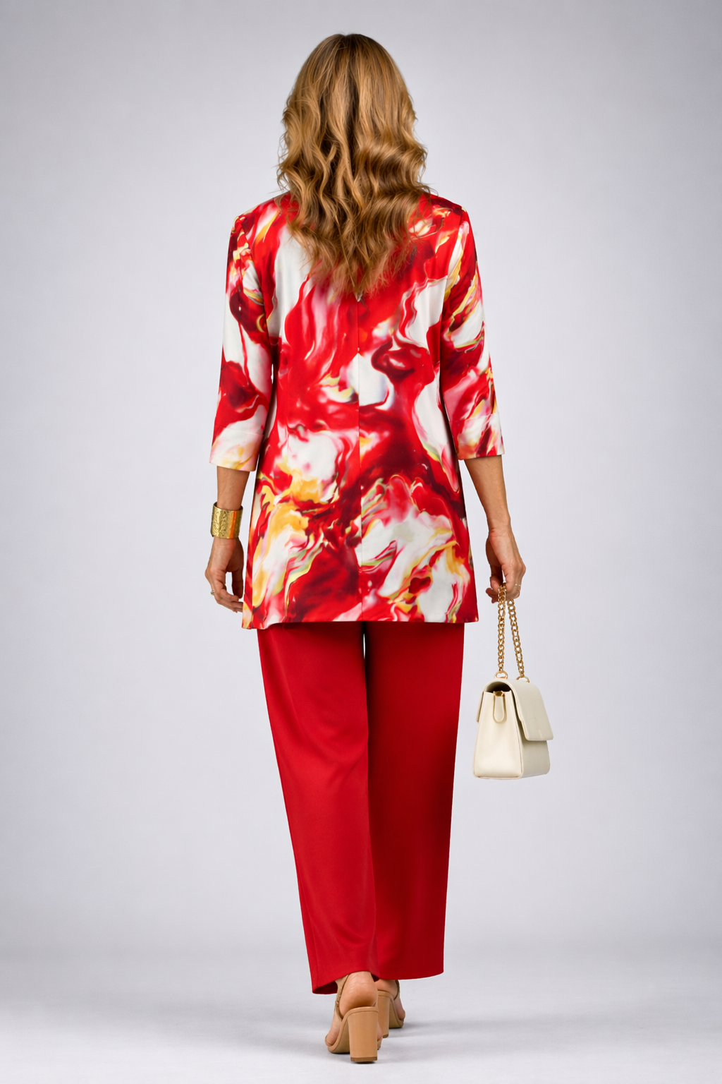 Daphne | Marble-Print 3-Piece Co-Ord Set