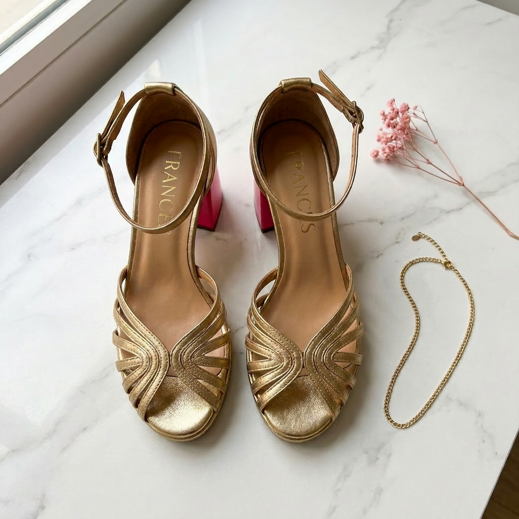 Vicki | Cushioned Open-Toe Heels