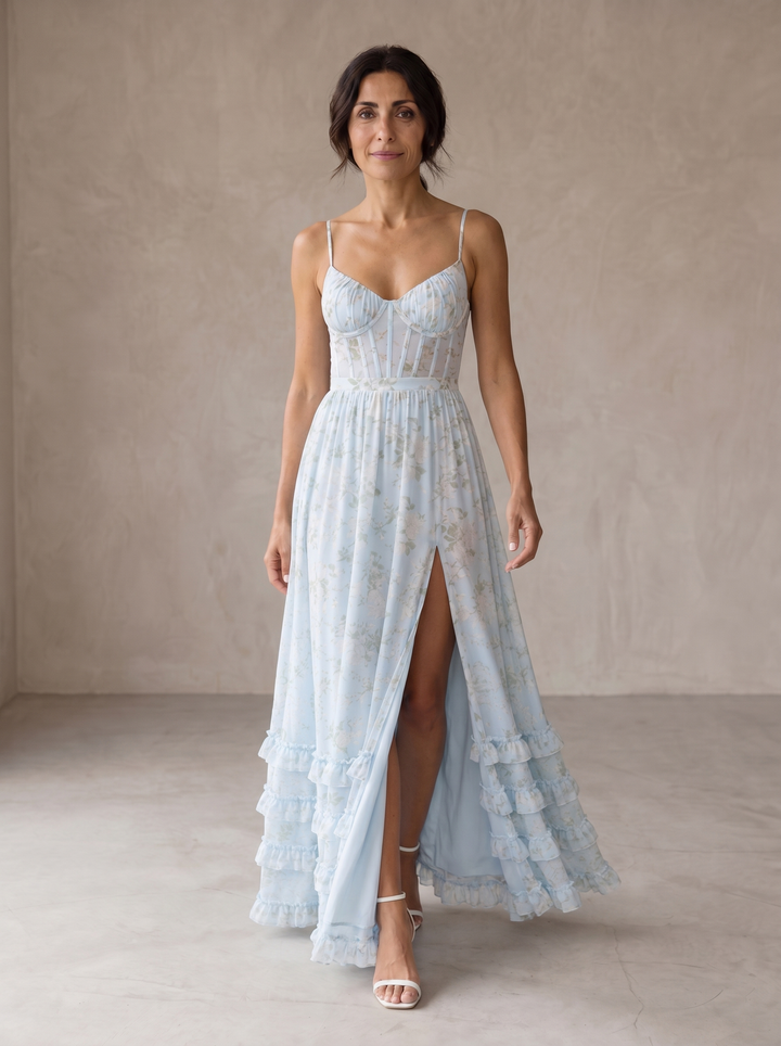 Simone | Whispering Silhouette Midi Dress
