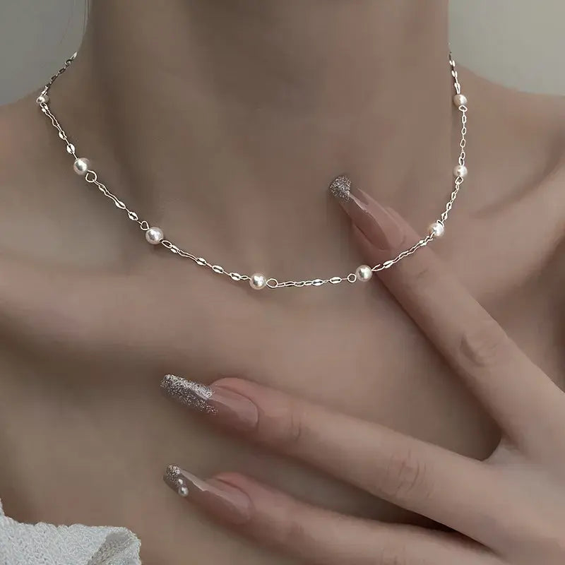 Ingrid | Lustrous Pearl Statement Necklace