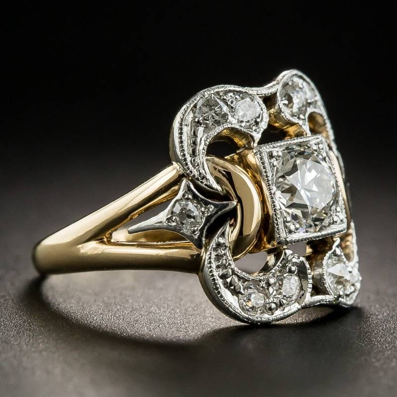 Remy | Vintage Zirconia Gold Ring