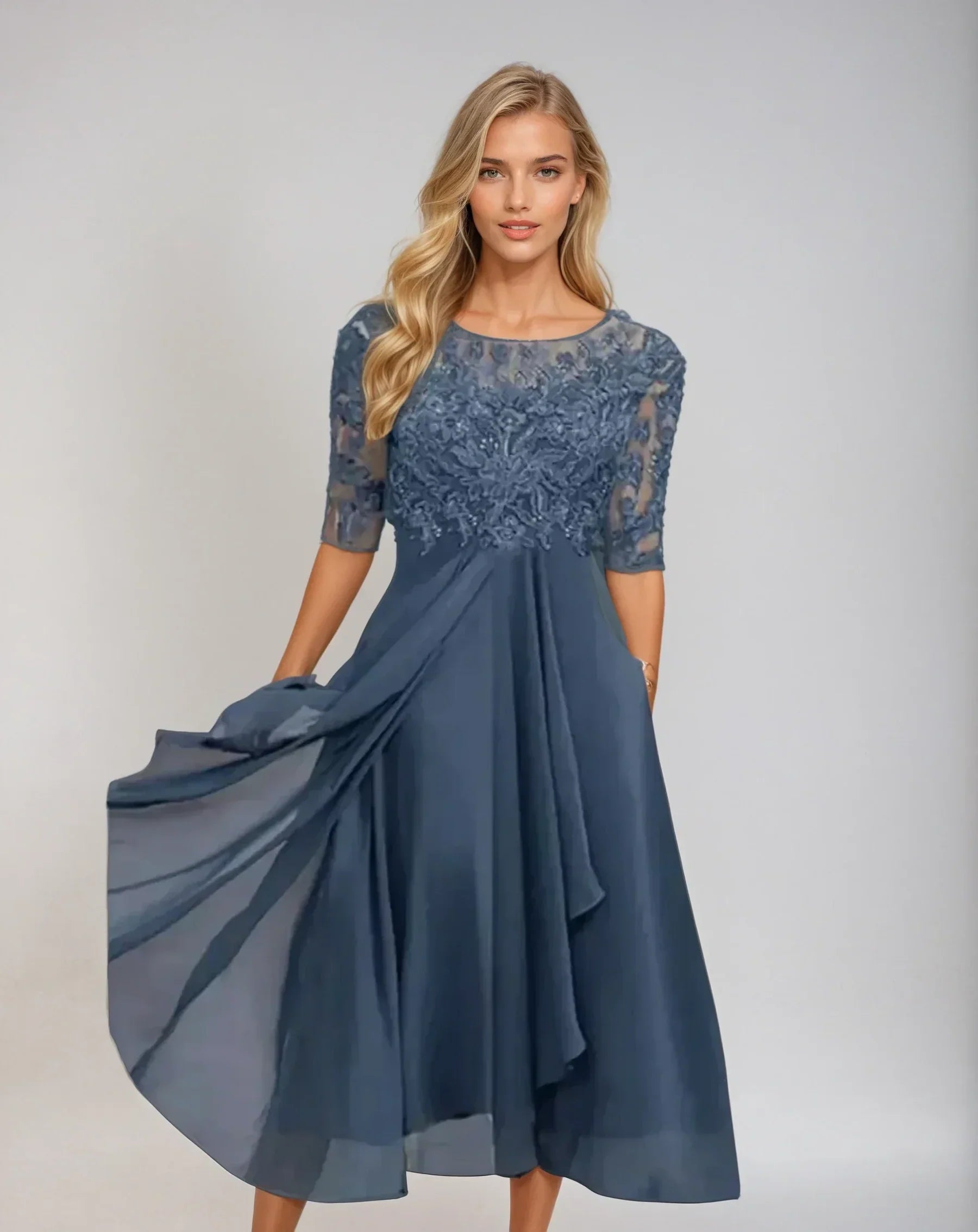 Lakeisha | Elegant Lace Evening Dress