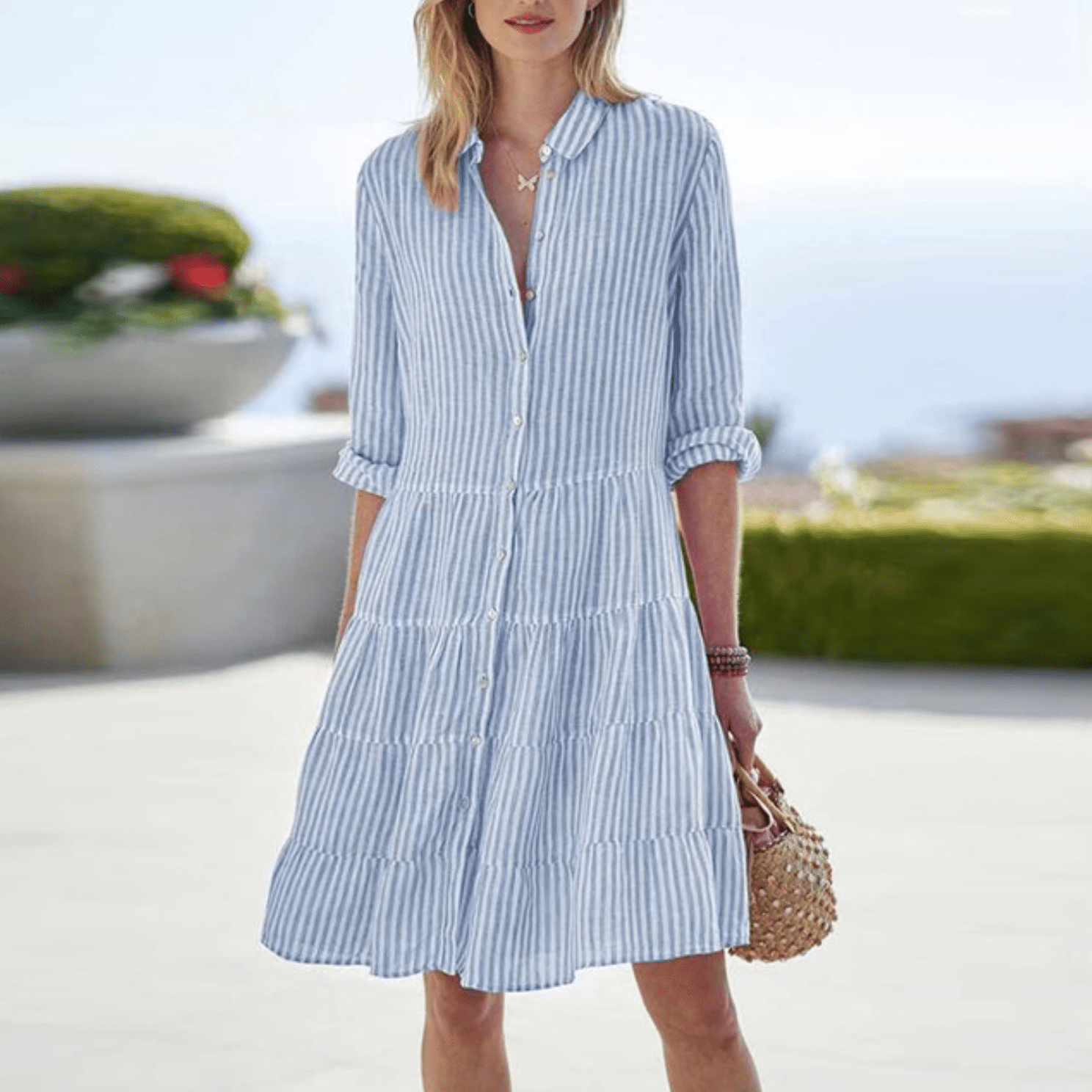 Nella | Breezy Striped Dress