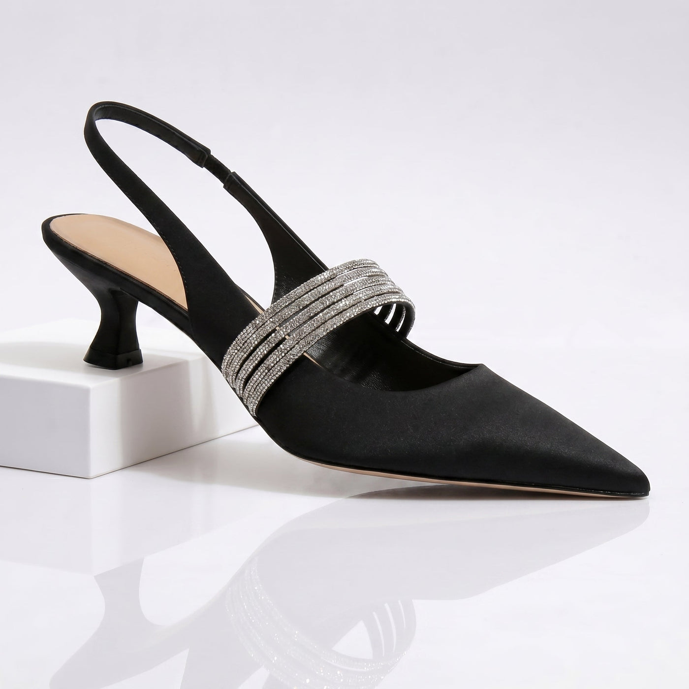 Rory | Crystal Kitten Heels