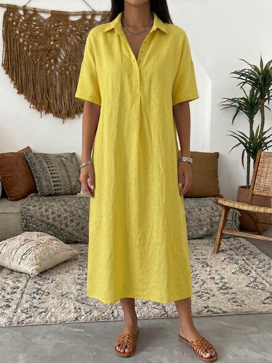 Charli | Relaxed Buttoned Shirtdress