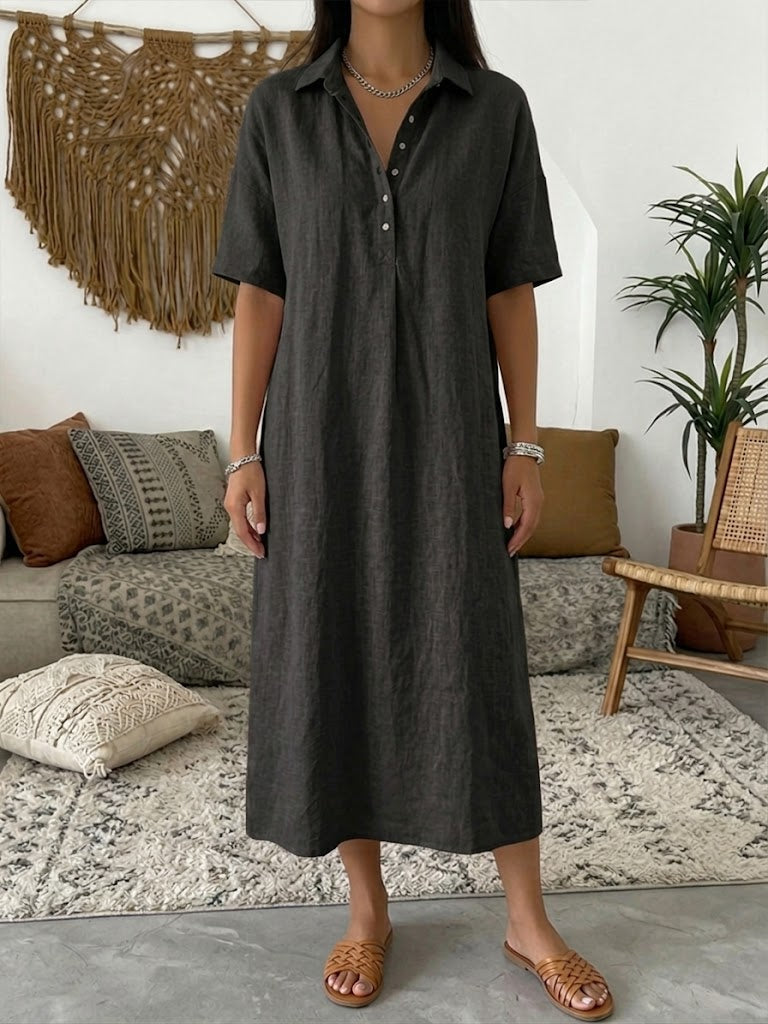 Charli | Relaxed Buttoned Shirtdress