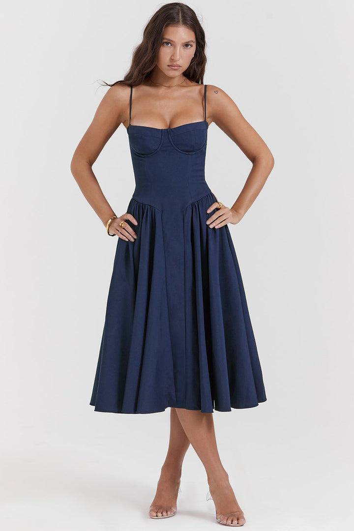 Dilly | Corset Midi Dress