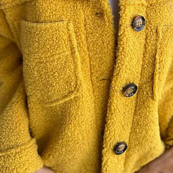 Vivienne | Relaxed Fleece Jacket with Lapels