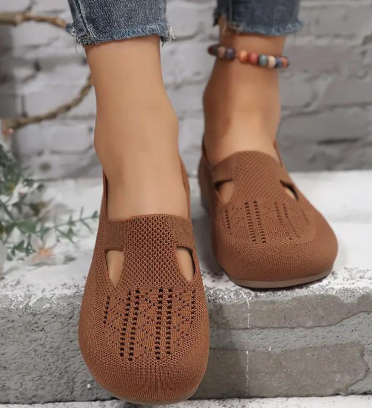 Bessie | Ergonomic Knit Slip-On Sandals
