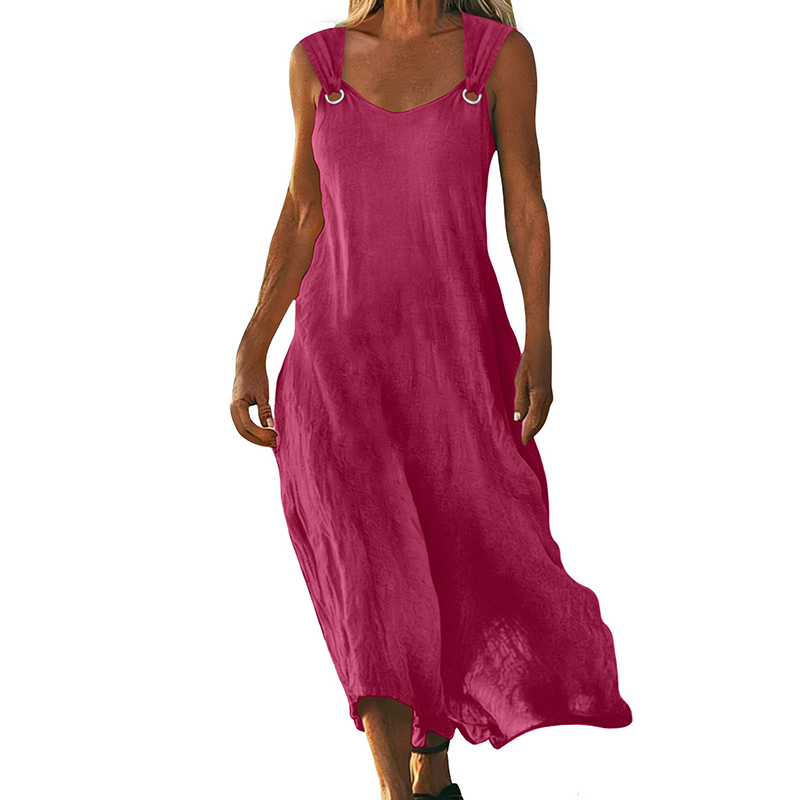 Marion | Sleeveless V-Neck Flowing Dress