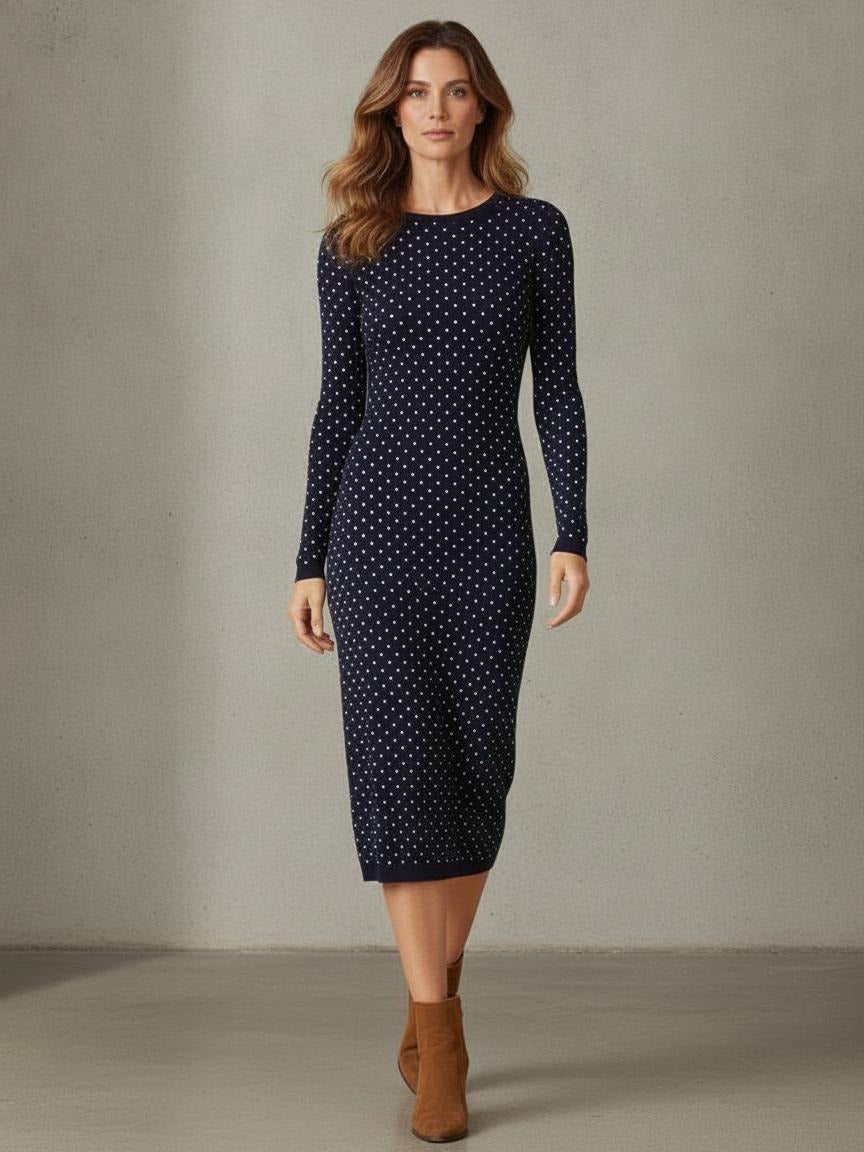 Nyla | Midi-Maxi Polka Dot Dress