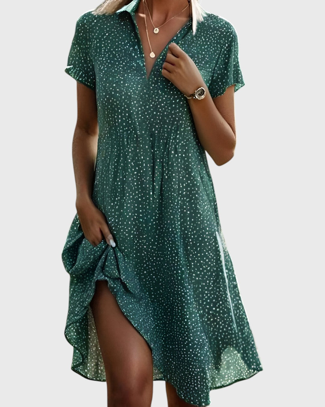 Céleste | Loose-Fit Printed Summer Dress