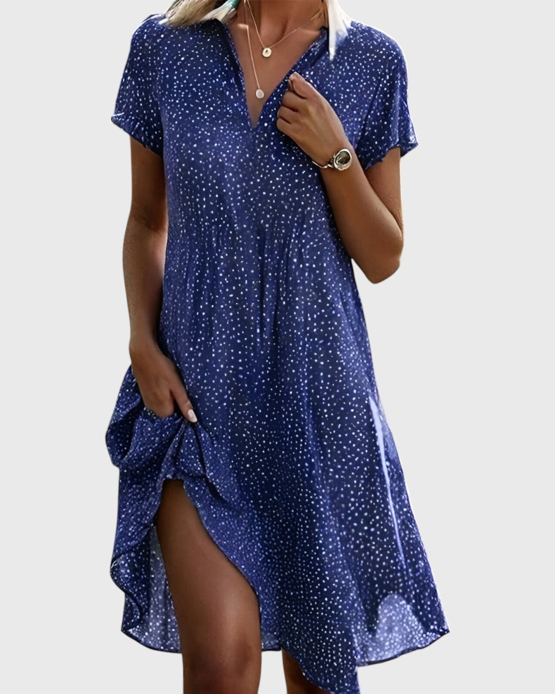 Céleste | Loose-Fit Printed Summer Dress