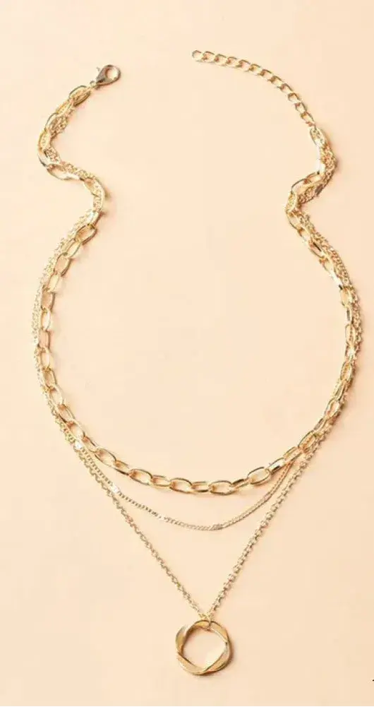 Connie | Gold Layered Pendant Necklace