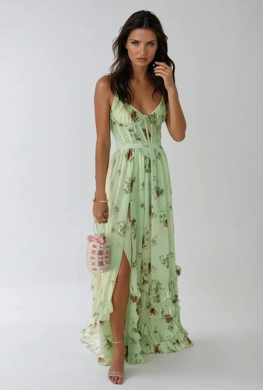 Simone | Whispering Silhouette Midi Dress