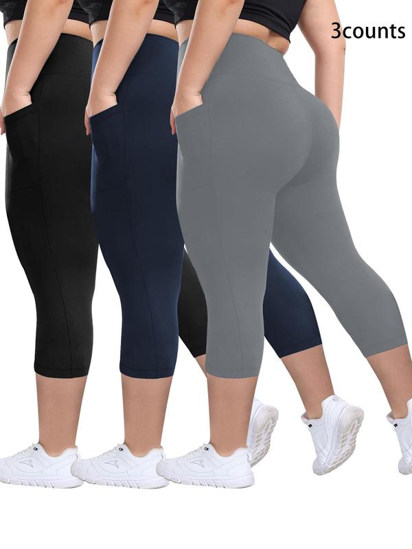 Camille | Breathable High-Waist Capri 3-Pack