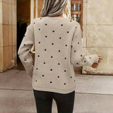 Vivienne | Polka Dot Knit Sweater